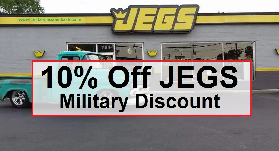 JEGS military discount