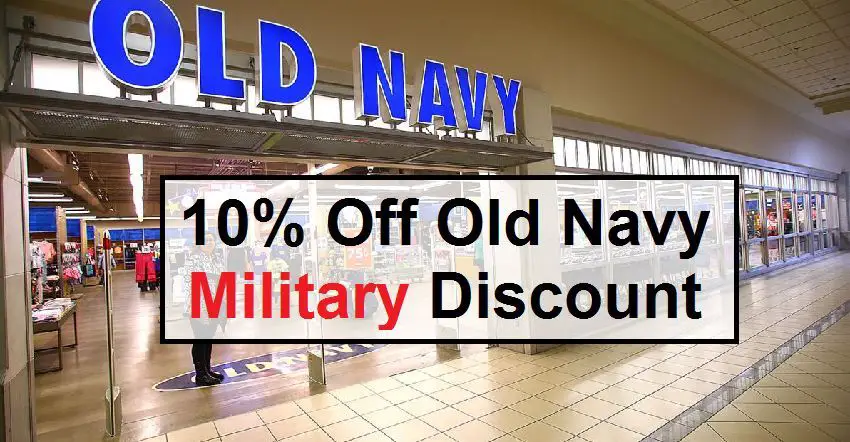 Old Navy Military Discount