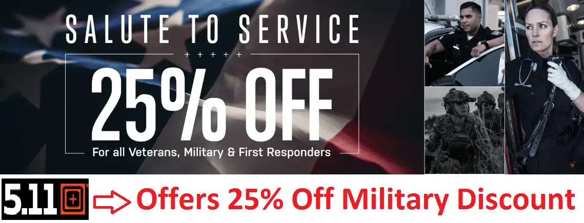Clothing military discount